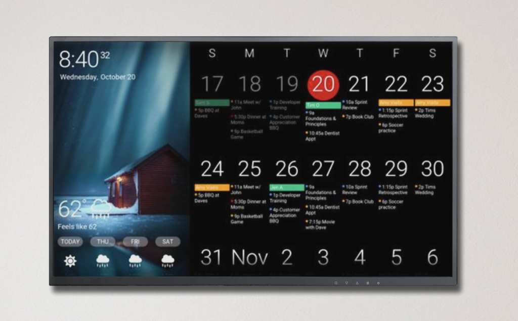 DAKboard - A customizable display for your photos, calendar, news, weather  and more!